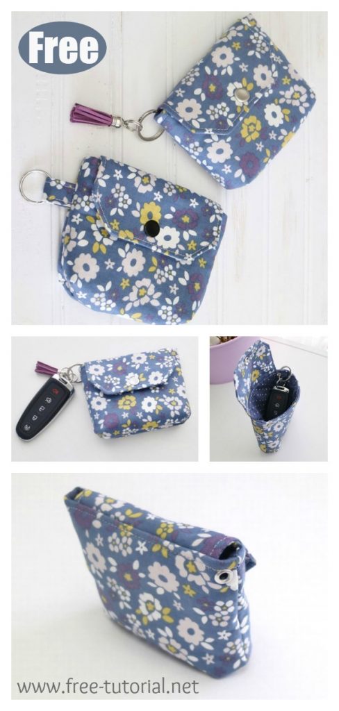 Flappy Coin Purse Free Sewing Pattern