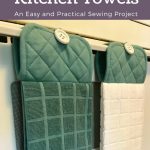 Hanging Kitchen Towel Easy Sewing Pattern