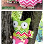 The SleepyTime Stuffed Owls Free Sewing Pattern