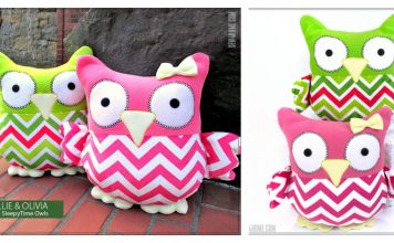 The SleepyTime Stuffed Owls Free Sewing Pattern
