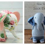 Elephant Plush Toy Free Sewing Pattern
