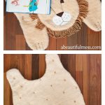 Plush Animal Lion Mat Free Sewing Pattern