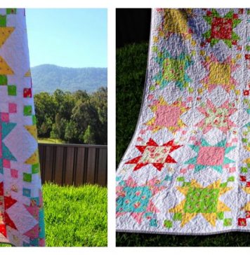 Sugar Stars Quilt Free Sewing Pattern
