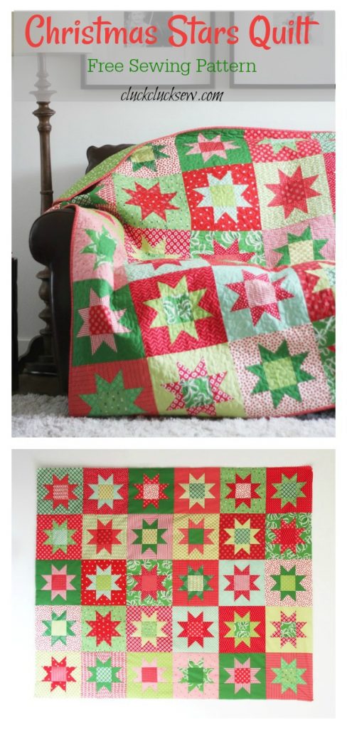 Sugar Stars Quilt Free Sewing Pattern