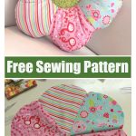 Flower Shaped Pillow Free Sewing Pattern