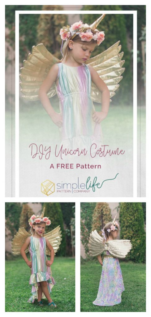 DIY Unicorn Costume Free Sewing Pattern
