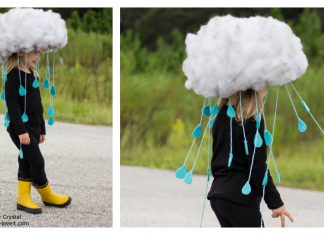 DIY Rain Cloud Halloween Costume Tutorial