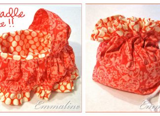 Fabric Cradle Purse Free Sewing Pattern
