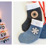 Mini Stocking Advent Calendar Free Sewing Pattern