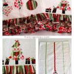 Retro Christmas Dishcloths Free Sewing Pattern