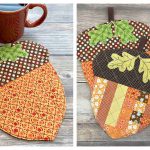 Adorable Acorn Coasters Free Sewing Pattern