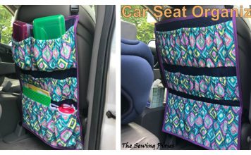 Car Seat Protector Free Sewing Pattern