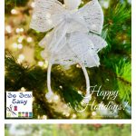 Christmas Angel Ornaments Free Sewing Pattern
