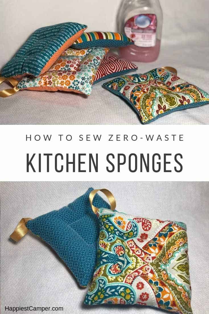 DIY Zero-waste Kitchen Sponge Free Sewing Pattern