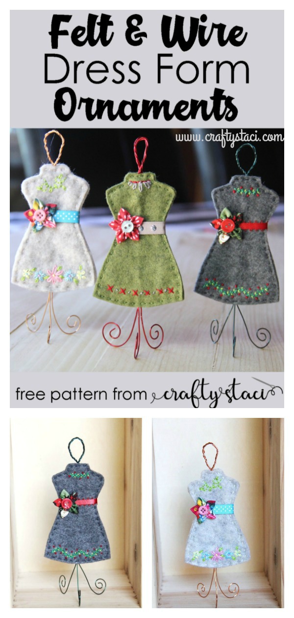 Dress Form Ornament Free Sewing Pattern