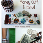 Lunch Money Cuff Wrist Wallet Free Sewing Pattern