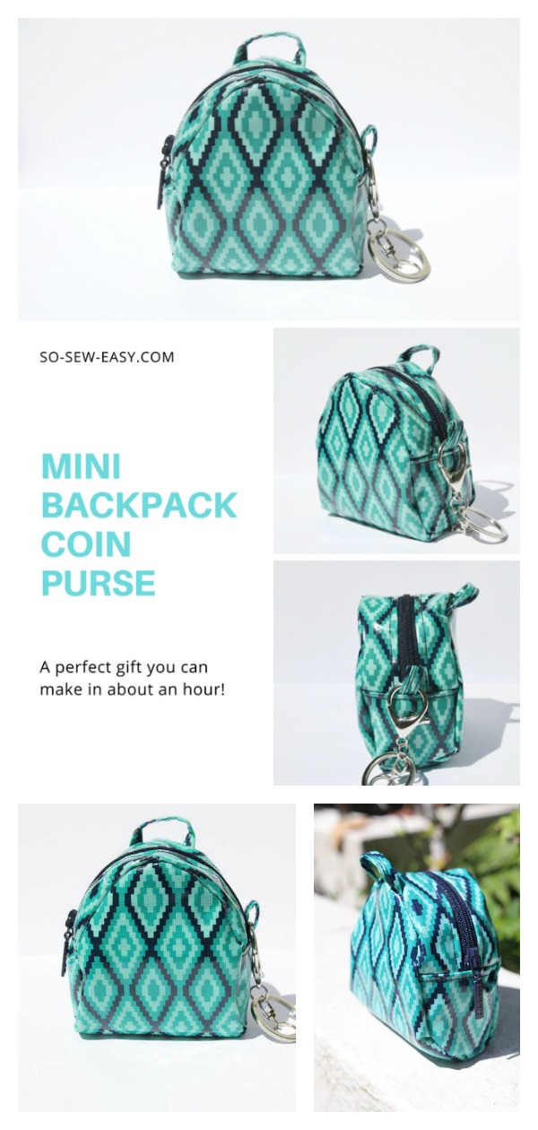 DIY Backpack Coin Pouch Pattern