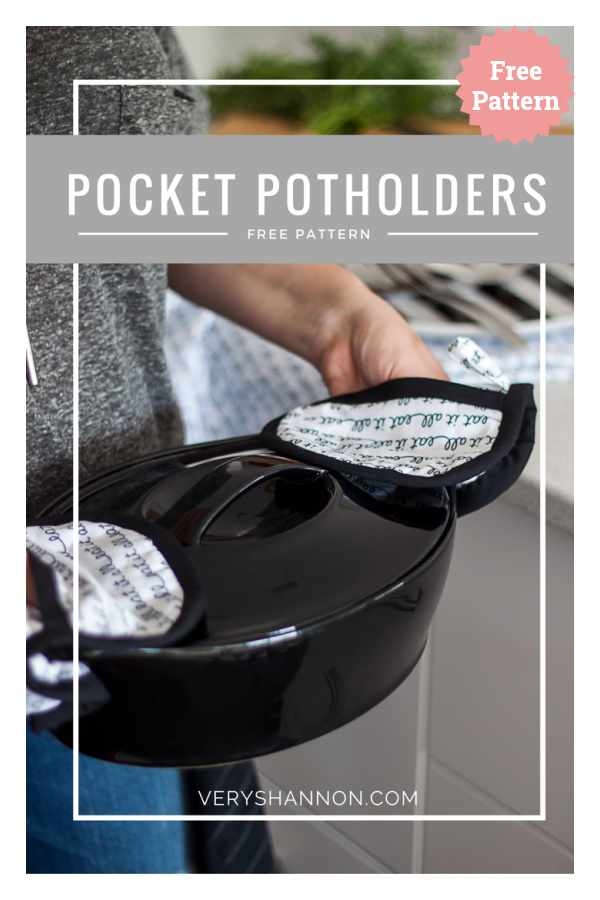 Pocket Potholders Free Sewing Pattern