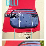 Running Belt Travel Belt or Money Belt with Pouch Free Sewing Pattern