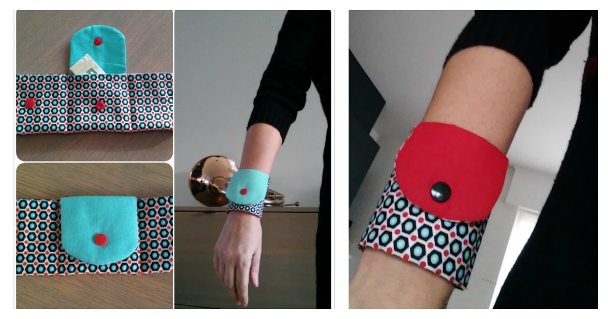 Wrist Wallet Free Sewing Pattern