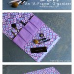 A-Frame Organizer Free Sewing Pattern