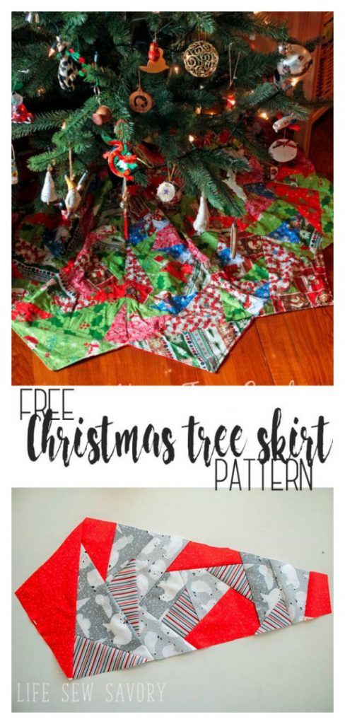 Christmas Tree Skirt Free Sewing Pattern