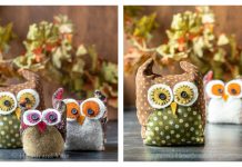 Fabric Owls Free Sewing Pattern