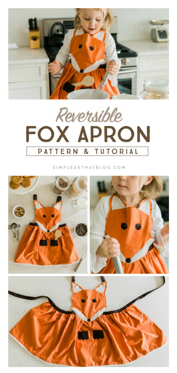 Fox Apron Free Sewing Pattern