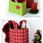 Reusable Fabric Gift Bag Sewing Pattern
