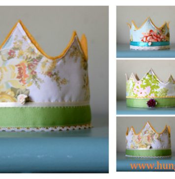 Felt Crown Free Sewing Pattern