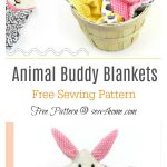 Animal Buddy Blankets Free Sewing Pattern
