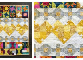 Love of Mini Quilt Free Sewing Pattern