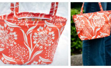 Little Vinyl Bag Free Sewing Pattern