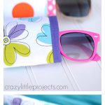 Quick and Easy Sunglasses Case Free Sewing Pattern