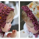Reversible Baby Bonnet Free Sewing Pattern