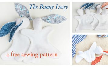Bunny Lovey Free Sewing Pattern