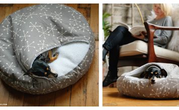 Burrow Dog Bed Sewing Pattern