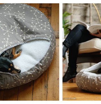 Burrow Dog Bed Sewing Pattern