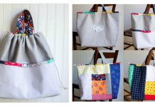 Japanese Knock off Tote Bag Free Sewing Pattern