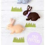 Little Felt Bunny Free Sewing Pattern