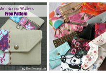 Mini Scrap Wallet Free Sewing Pattern