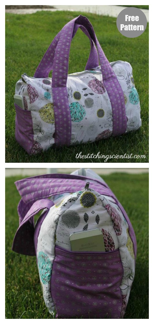 Free Printable Duffle Bag Sewing Pattern Ahoy Comics