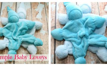 Simple Baby Lovey Free Sewing Pattern