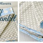 10 Minute Simple Baby Blanket Free Sewing Pattern