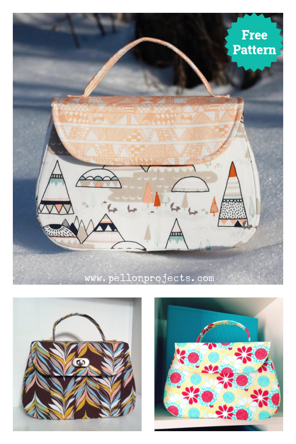 Mabel Vintage Handbag Free Sewing Pattern 