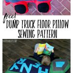 Mega Dump Truck Floor Pillow Free Sewing Pattern