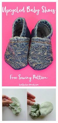 Upcycle Jeans into Slippers Free Sewing Pattern