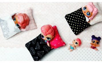 Little Doll Sleeping Bag Free Sewing Pattern