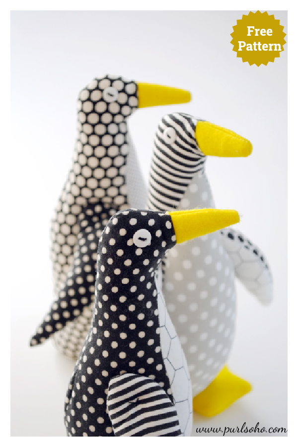 Purl Bee Penguin Free Sewing Pattern