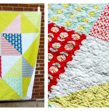 Scrappy Star Quilt Free Sewing Pattern